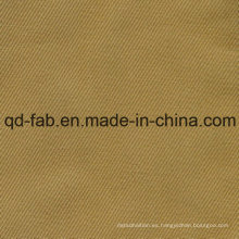 100% tela de sarga de algodón orgánico (QDFAB-8643)